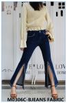 58 59" Width 9.8oz 99 Cotton 1 Elastane Indigo Dyed Denim Fabric Yarn