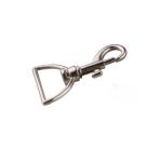 Diecasting triangle swivel eye flange bottom type bolt snap hook 38mm Zinc alloy