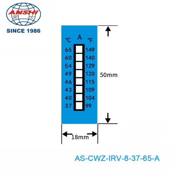 Quality Instant Read Temperature Measuring Strips 37-65c 99-149f Fast Red Indicator for sale