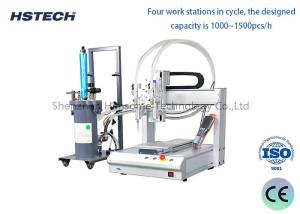 Wholesale 4-Station Glue Dispensing Machine for LED Bulb, 0~300 RPM Motor Speed from china suppliers