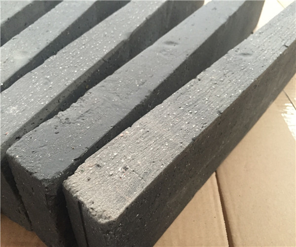 Solid Porosity Clay Common House Bricks For Building Wall , Antique Fashion Type Black Color