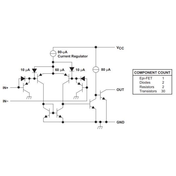 Integrated Circuit Chip Analog Comparators LM2903VQPWRQ1 Dual Differential Comparator