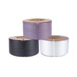 Recyclable 1.2mm Carton Packing Strip / Plastic Pallet Strapping 50kg Tension