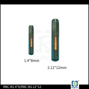 Wholesale Glass Tube Dog RFID Identity Tag , 4 X 23mm Animal and Pet Tracking Microchip from china suppliers