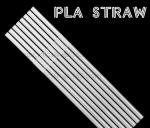 Disposable Paper Straws Pure white Drinking Straws party straw, PLA plastic