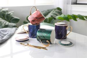 Wholesale Sustainable Colourful Enamel 24oz Thin Porcelain Latte Mugs from china suppliers