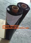 Custom biodegradable agriculture plastic mulch film,tubular roll with black