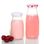 500ml Clear Juice Bottle Airtight Glass Juice Containers Decal Printing