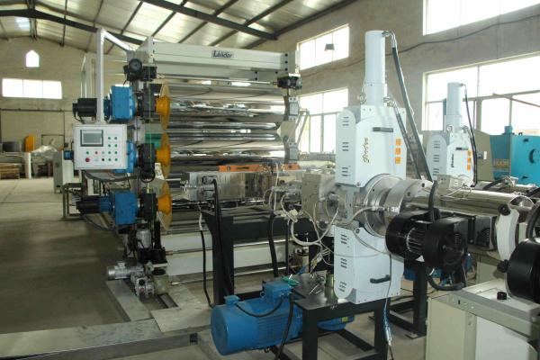2100mm Polycarbonate Sheet Manufacturing Machine With Single Screw Extruder