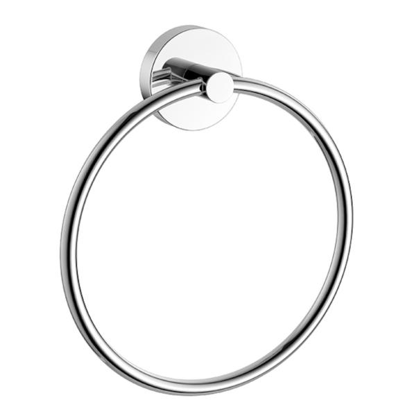 Classic Bathroom Shower Accessories Aluminum Towel Ring with Matt Silver