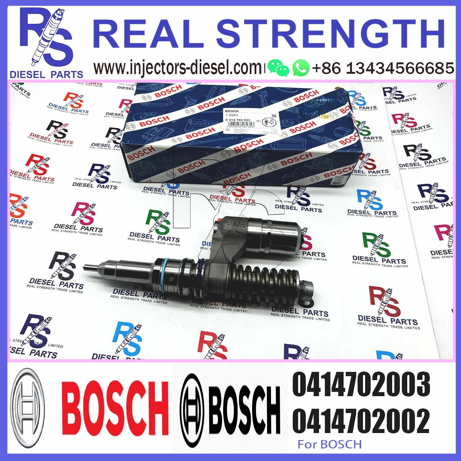 New Diesel Fuel Injector 3155044 for V-O-L-V 0414702010,3155044 20440409, 0414702003, 0414702005 ,0414702021, 5237322, 20