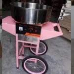 950W Electric Sugar Candy Floss Machine Commercial With Cart