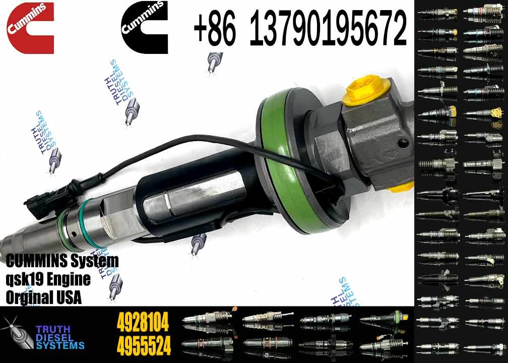 Ship Engine Parts Cummins QSK38 QSK50 CM850 4955258 4928104 4924588 Boat Fuel Injector Kit