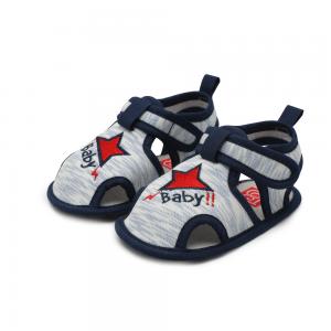 China Hot sale Cotton fabric Cartoon print 0-2 years  boy cool toddler baby sandals on sale