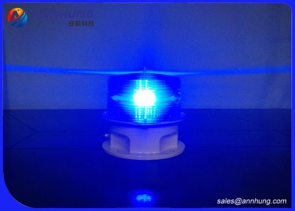 Remote Control Solar Powered Warning Lights / Led Obstruction Light UV