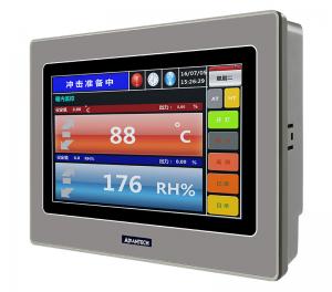 China EtherCAT Supported  Industrial Control Panel Emergency Stop And Push Button  HMI PLC on sale