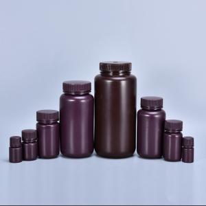 Wholesale Plastic Screw Cap 100ml PP Brown Amber Reagent Bottle for Chemical Industry from china suppliers