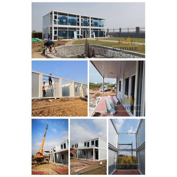 Portable Construction Office 20ft Container House for Building Site