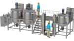Temperature Controlled Vacuum Emulsifying Mixer Machine Customized