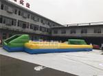 Door Close To Door Outdoor Inflatable Soap Football Arena , Inflatable Water
