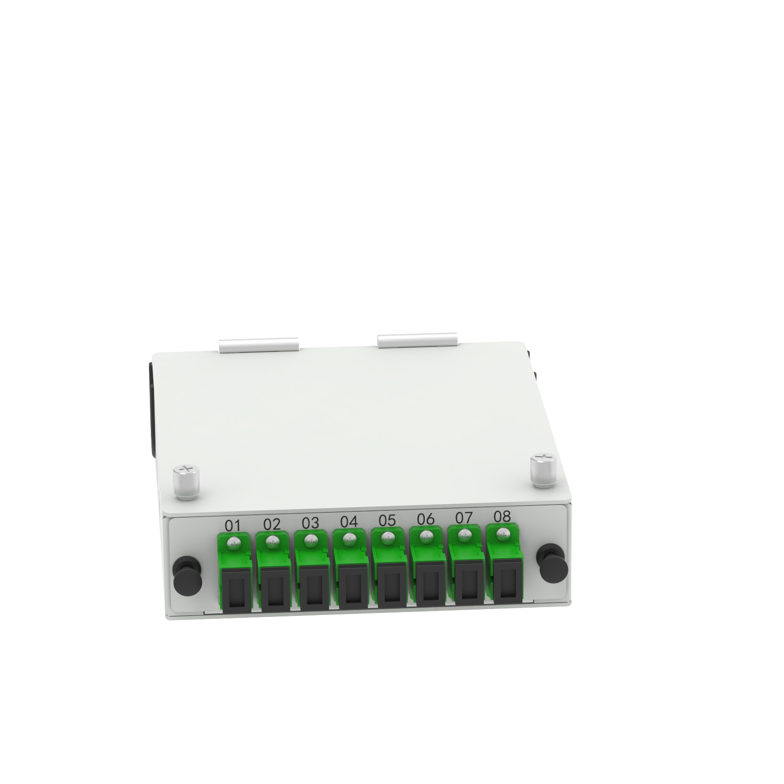 Cold Rolled Steel 8 Cores SC APC Type Fiber Optic FTTH Terminal Box for FTTX Services