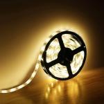 Amber 5050 12V LED strip flexible light 60 leds 5m Roll 300SMD IP65 Waterproof