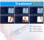 physiatrist use BS-SWT5000 Lumsail shock wave device for Patellar tendinopathy