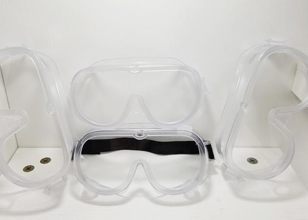 Personal Protective Equipment PC Safety Glasses Transparent Dust Proof PVC PC