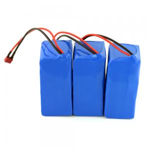 China 2500mah 14.8V 10Ah 4S4P 18650 Battery Pack For Electronic Fishing Reel on sale