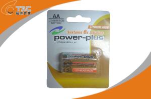 Wholesale Primary Lithium Iron Battery LiFeS2 1.5V AA L91 Power Plus Brand for GPS from china suppliers