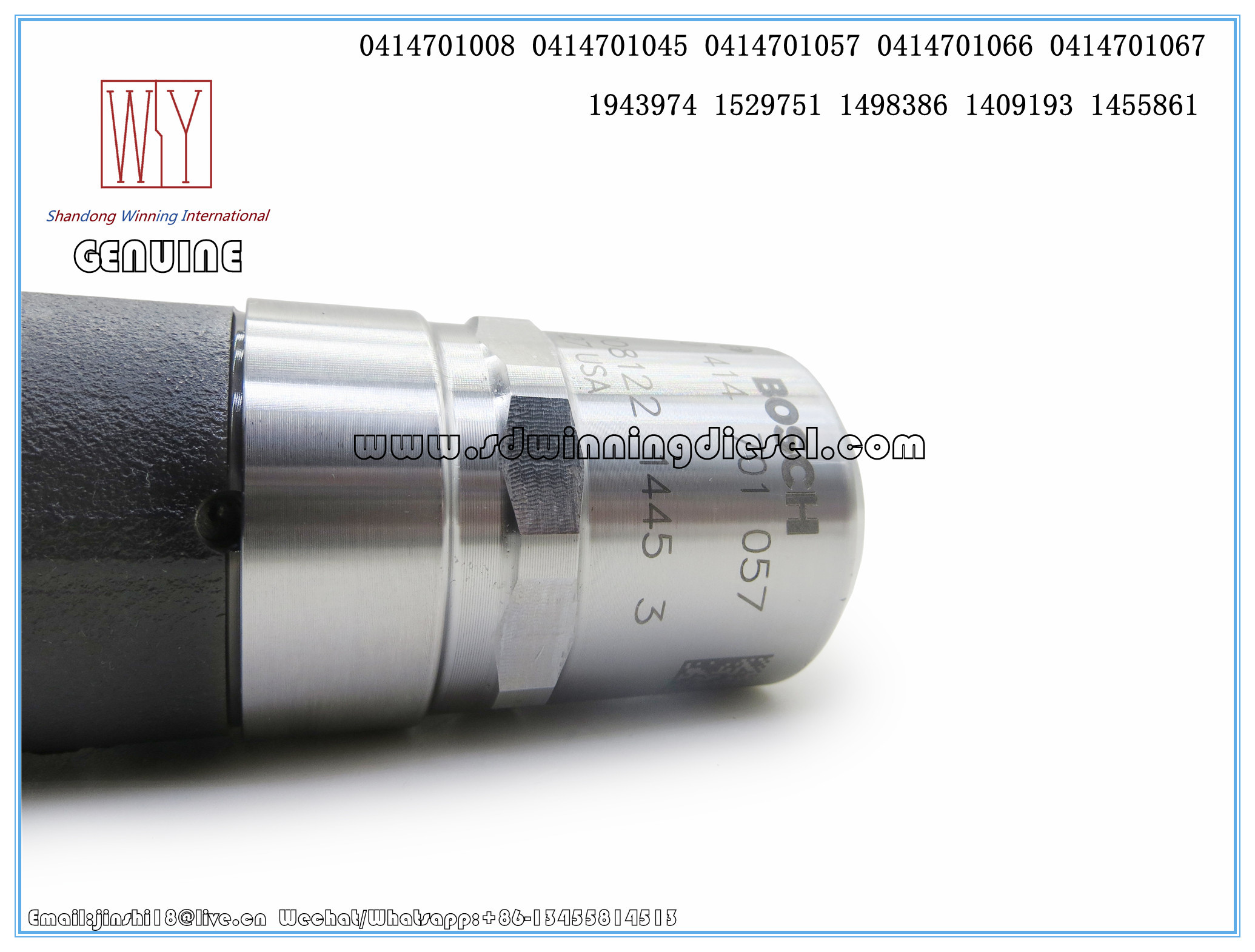 BOSCH GENUINE AND BRAND NEW DIESEL FUEL UNIT PUMP INJECTOR 0414701008 0414701045 0414701057 0414701066 0414701067 194397
