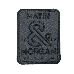 Buy cheap Pantone Color Paper Cover Iron On Custom Embroidered Patches For Hats from wholesalers