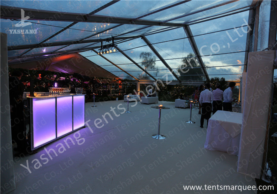 Full Line Outdoor Aluminium Frame Wedding Tents Different Lining and Lighting Options