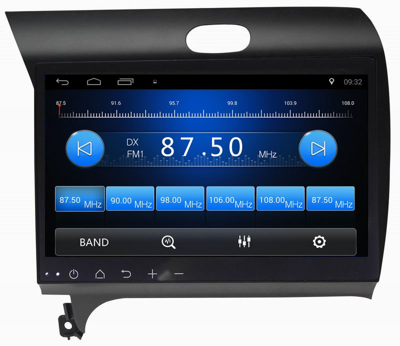 Ouchuangbo in dash audio radio stereo navigation android 8.1 for Kia K3 2013 support bluetooth AUX SWC