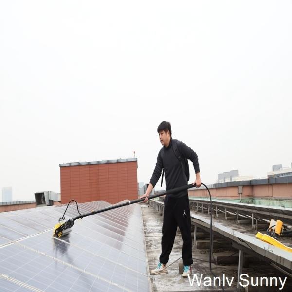 3.5 Meter Aluminum Alloy Handle Electric Solar Cleaning Machine for Cleaning