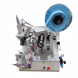 Wholesale Semi-automatic Adhesive Sticker Labeling Machine Equipment Labeler for Square Bottle 3 sides or Round bottle circle from china suppliers