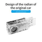 Cree 2pcs 6500K Door Projector Lights Wireless Logo Benz