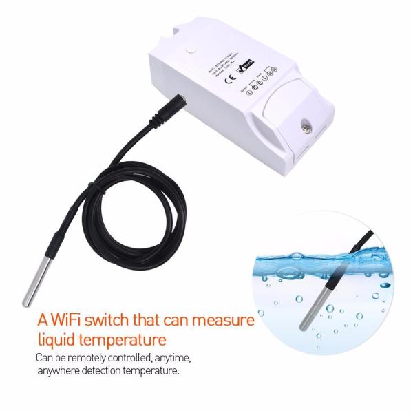 DS18B20 Chip NTC Thermistor Digital Waterproof Temperature Sensor Probe For Aquarium