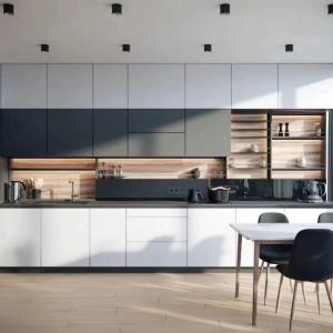 Wholesale Versatile MDF Modular Wood Kitchen Cabinet Collection Durable Trendy from china suppliers