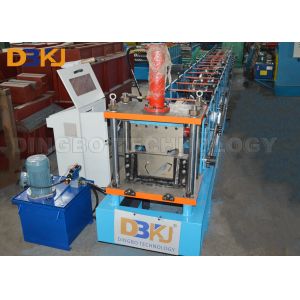 0.8mm Hydraulic Cutting Aluminum 15m/Min Continuous Gutter Machine