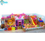 Cute Style Diverse Color Choose Kids Amusement Park Castle Theme Pvc Material