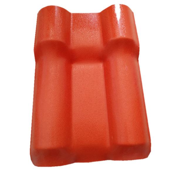 Brick Red Spanish PVC Roof Tile for Residential Roofing with Strong Loading