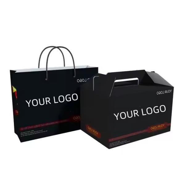 Industrial Food Packaging Custom Logo-Printed Fried Chicken Boxes French Fries