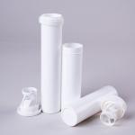 PP Collar Material Compressed Tablets Empty Effervescent Tablet Container Tube