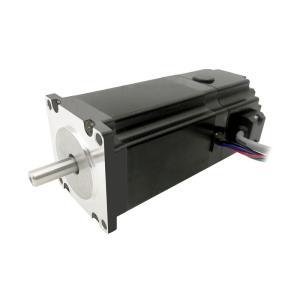 Wholesale NEMA23 size 57mm Stepper motors with permanent magnet brake motor torque 2.6N.m(371oz-in) shaft diameter 8.0mm 4A from china suppliers