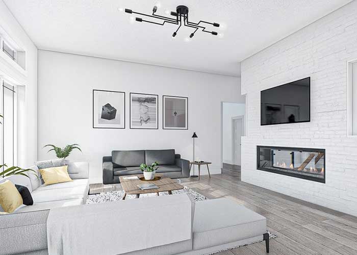 AS/US Light Gauge Steel Frameing Prefabricated Homes Luxury Modern Prefab Villa Single Family Homes