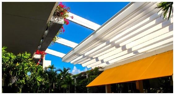 Outdoor Retractable Roof Awning Pvc Fabric Metal Pergola Pvc Coated Sail
