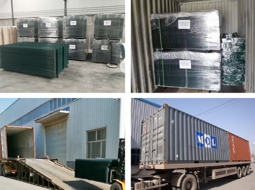 Galvanized Powder Coated Welded 358 Security Fencing 1.8m / 2.4m Heigh