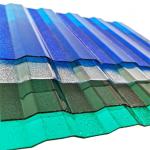 Polycarbonate Translucent Roof Sheeting Customizable Fiber Resin Corrugated
