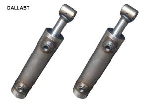 Wholesale Dump Trailer Double Ended Hydraulic Ram , 4 Inch Hydraulic Hoist Cylinder Steel Material from china suppliers